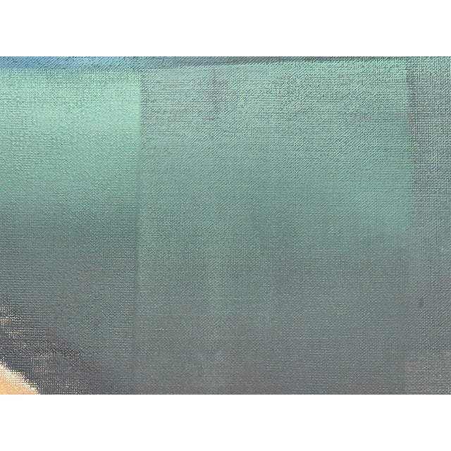 Blue Philip Buller “Red Sash 2” Oil on Linen, Circa 2006 For Sale - Image 8 of 12