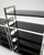 Black Vintage Chrome-Plated Metal Shelving Units, 1970s, Set of 2 For Sale - Image 8 of 10