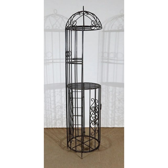 20th Century Kiosk Wrought Iron Wine Bar For Sale - Image 16 of 18
