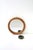 Mid-Century Modern Wicker Rattan Round Wall Mirror, Circa 1970s - 1980s For Sale - Image 3 of 9