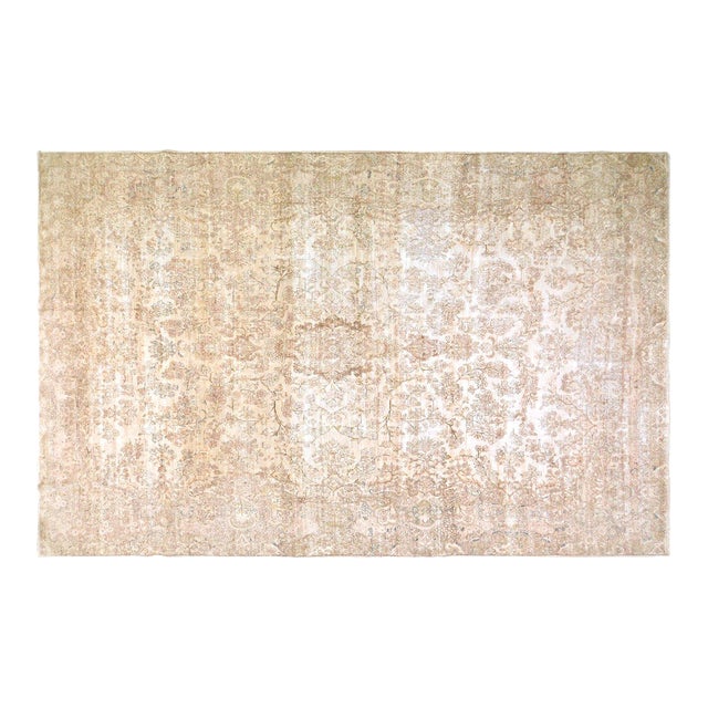 Vintage Turkish Anatolian Hand Knotted Wool Rug, 10x15'9 For Sale