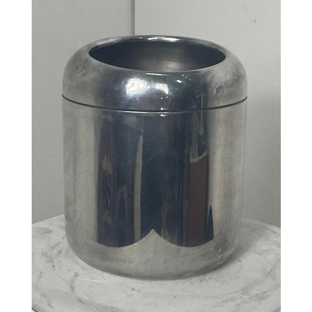 Vintage Ice Bucket in Metal from Cristofle, 1970 For Sale - Image 6 of 12