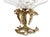 Antique Bronze & Crystal Centerpiece, Acorns & Flowers For Sale - Image 9 of 9