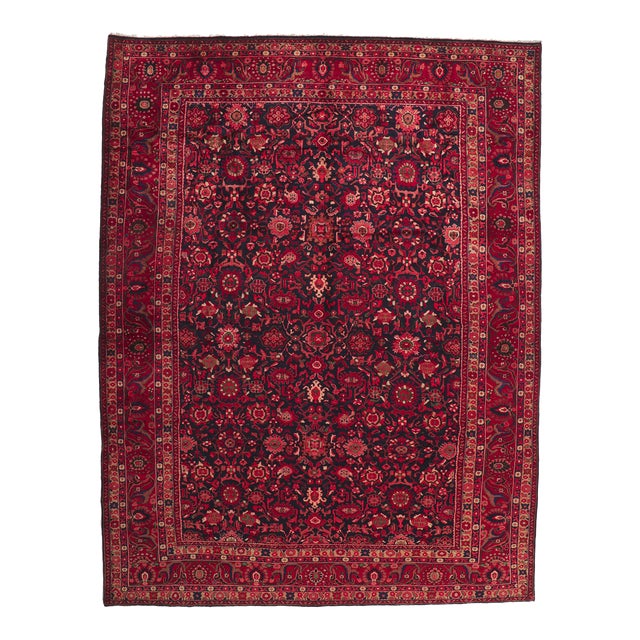 Vintage Persian Malayer Rug - 11'00 X 14'03 For Sale