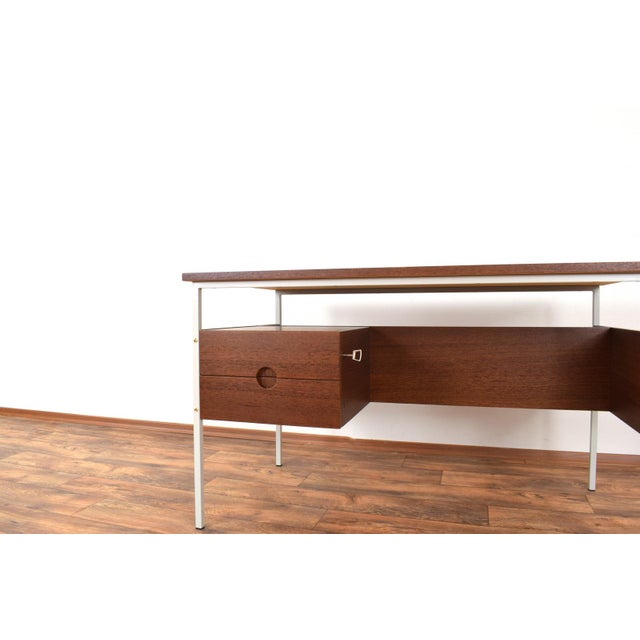 Mid-Century Modern Danish Teak Desk, 1970s For Sale - Image 17 of 18
