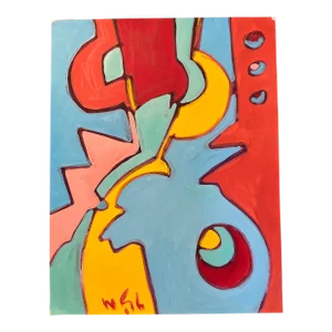 Contemporary Original Wayne Cunningham Abstract Painting