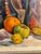 Late 20th Century Oil on Canvas Still Life, Vintage For Sale - Image 5 of 12