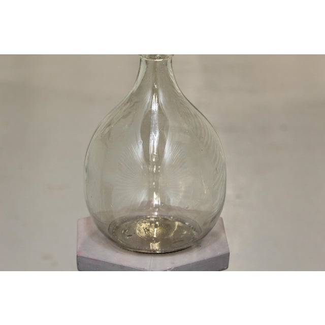 Vintage Demijohn Glass Bottle, 1980s For Sale - Image 6 of 10