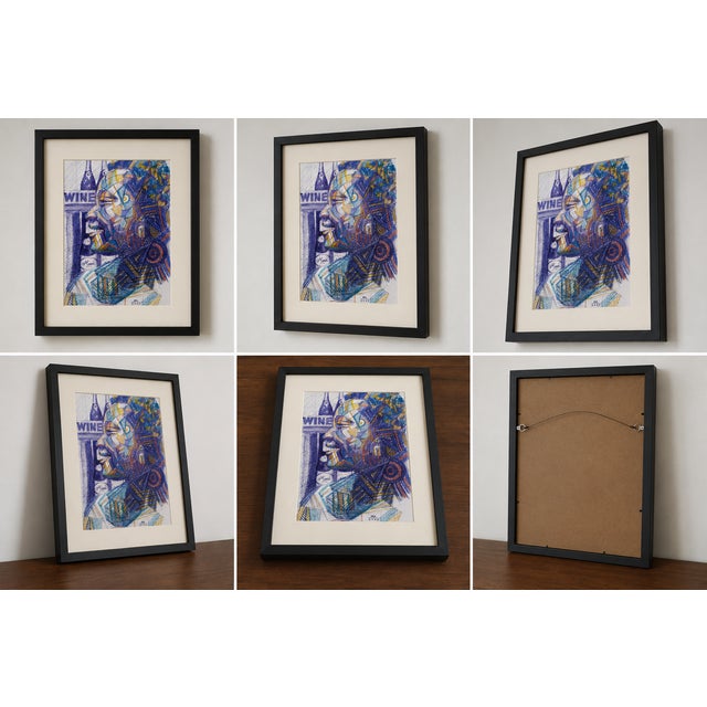 Drawing/Sketching Materials "Tiv Chi", Ballpoint Pen Drawing on Paper, 2020 For Sale - Image 7 of 7