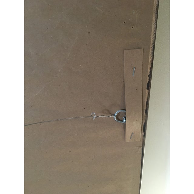 Brown 1990s "Symphony II" Abstract Mixed-Media Painting by Joyce Combs, Framed For Sale - Image 8 of 11