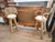 Vintage Coastal Bohemian Bamboo Rattan Tropical Tiki Bar and Swivel Stools, 1970s, Set of 3 For Sale - Image 4 of 18
