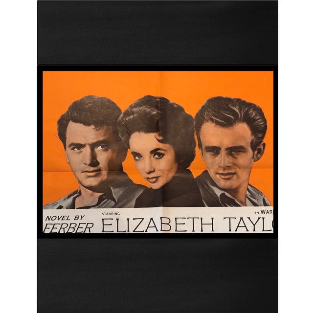 Hollywood Regency "Giant' Movie Poster 1963 and 1st Edition Book 1952 by Edna Ferber For Sale - Image 3 of 18