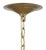 Reverie Brass and Crystal 3-Light Circular Contemporary Chandelier For Sale - Image 4 of 8