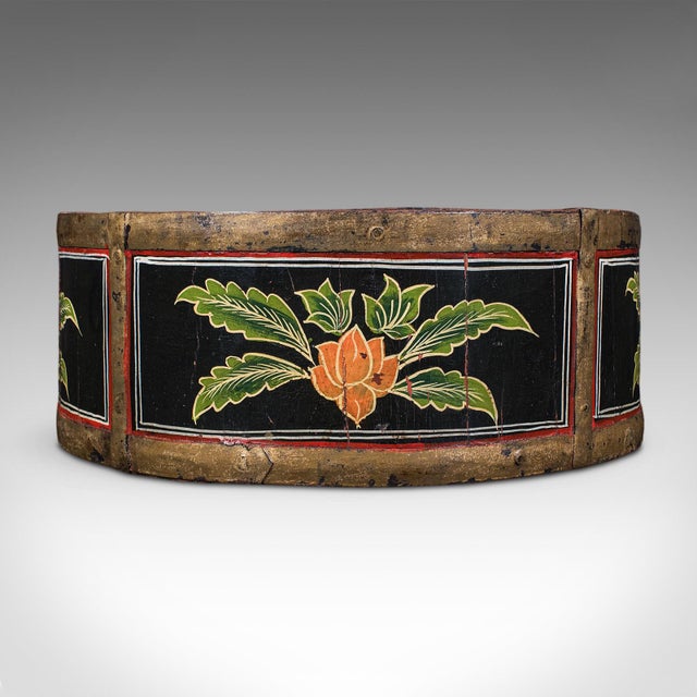 Traditional Antique Cheese Wheel Carrier, English, Handpainted Walnut, Dairy Tray, Edwardian For Sale - Image 3 of 10