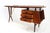 Wood Mid-Century Modern Teak Desk by Louis Van Teeffelen for Webe, 1950 For Sale - Image 7 of 18