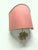 Mid-Century Modern Fabric Fan Lampshade with Cast Fruit Decoration, 1950s For Sale - Image 3 of 11