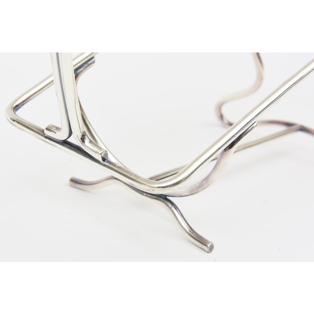 Vintage Signed Christofle Silver Plate Wine or Champagne Carrier/ Holder, 1960's For Sale In Miami - Image 6 of 13