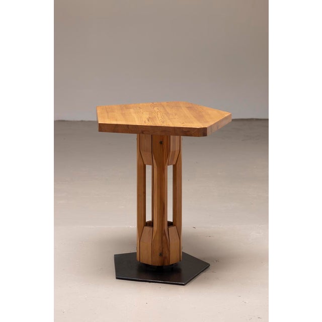 Dining table, Rantasipi, designed by Arnold Lerber and produced by Laukaan Pu in Finland around 1970. This table is...