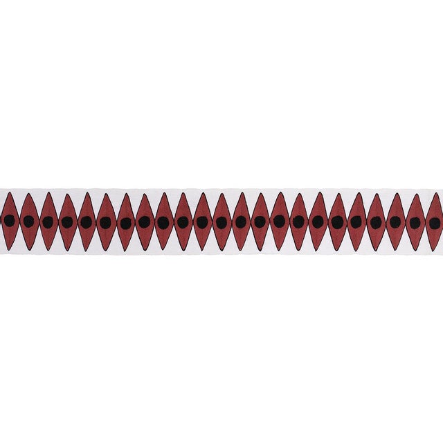 Mary McDonald was inspired by the alternating colors, pointed pips and circular pieces associated with backgammon when she...