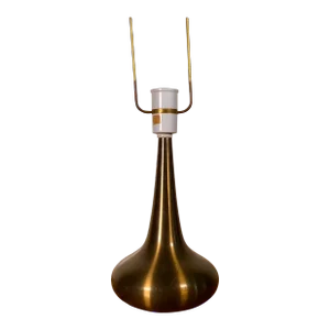 Fog & Morup, Table Lamp, Polished Brass, Denmark, 1960s