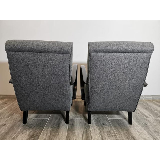 Set of Armchairs by Jindrich Halabala, 1940s For Sale - Image 11 of 18