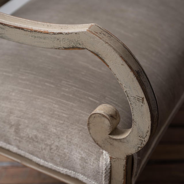 Continental Neoclassical Painted Settee With Orientalist Scenes, C. 1830 For Sale - Image 15 of 18