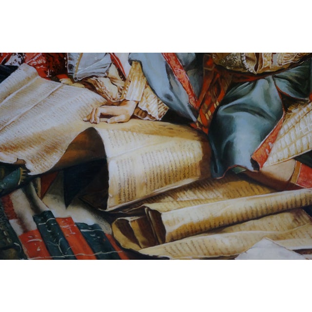 Late 20th Century Sultan's Favourite Song After Antonio Maria Fabres Y Costa Orientalist Painting, Framed For Sale - Image 4 of 12