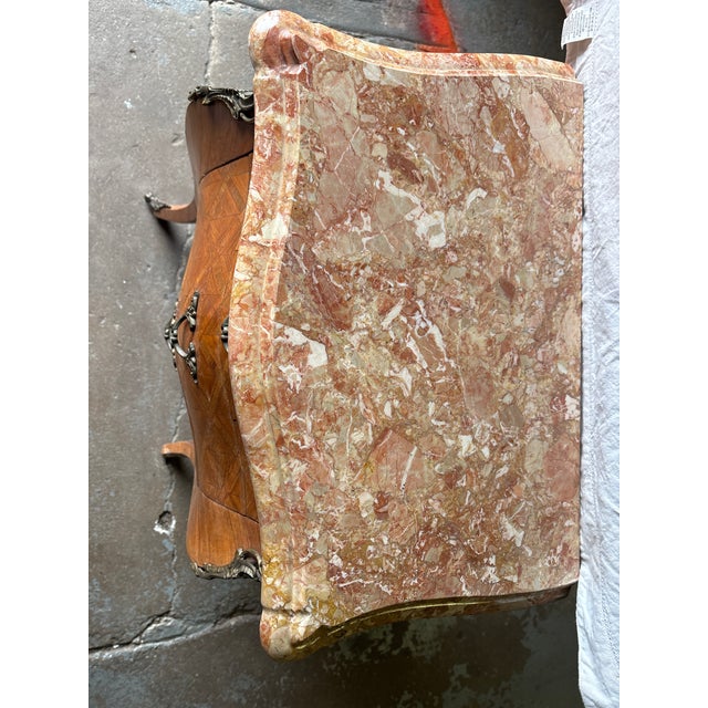 Late 20th Century Late 20th Century Marble Top Side Table For Sale - Image 5 of 5