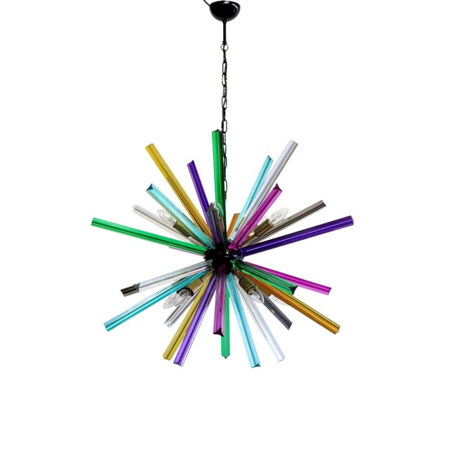 Italian Glass Sputnik Light from Justfurnituress SRL For Sale - Image 9 of 13