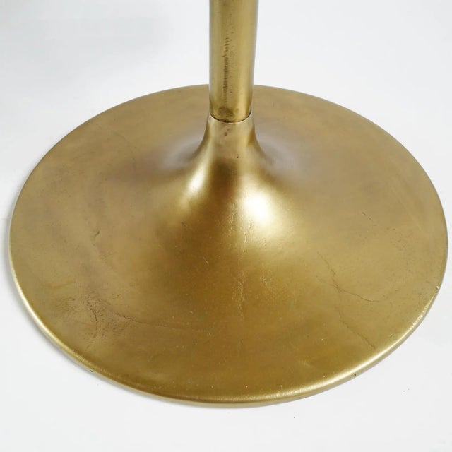 Belina Brass Finish Bistro Table For Sale In Los Angeles - Image 6 of 6
