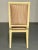 Ron Seff, White Lacquer, Striped Fabric, Ten Modern Dining Chairs, Usa, 1970s For Sale - Image 9 of 13