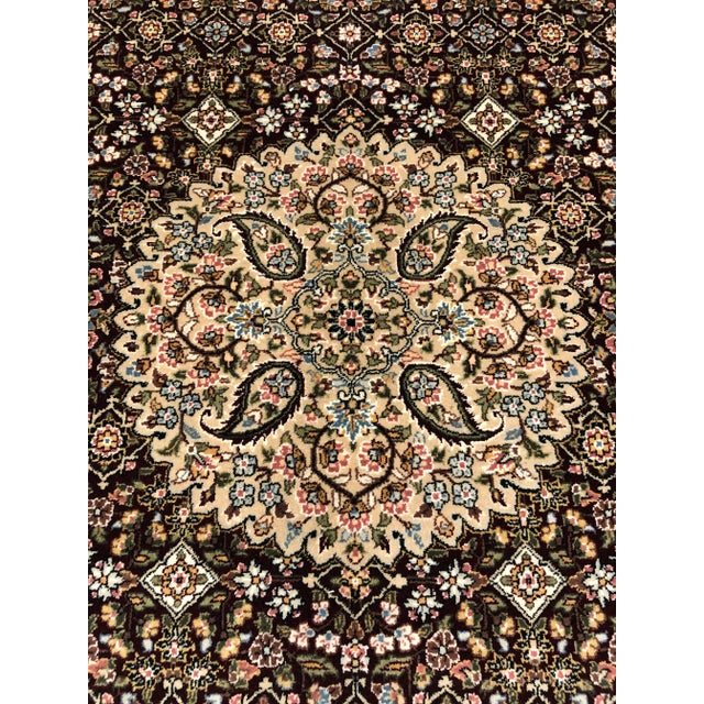 Textile Handwoven Indian Agra Style Area Rug 8'0"×10'0" For Sale - Image 7 of 12