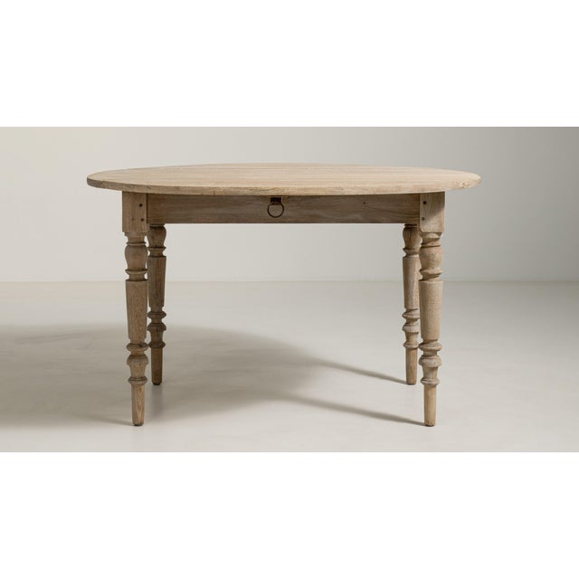 Oak Drop-Leaf Table, Antique, France, 19th Century For Sale - Image 11 of 13