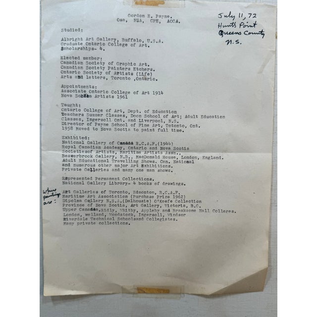 1960s Fish Houses, Summerville Oil Painting on Board Signed by Canadian Gordon Payne For Sale In San Diego - Image 6 of 14