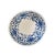 Ceramic Chinese Lotus Blue White Ming Style Four Character Mark Inscribed Scalloped Dish For Sale - Image 7 of 7