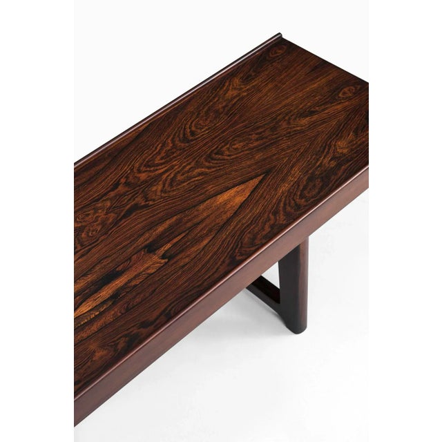 Brown Model Krobo Bench by Torbjørn Afdal for Bruksbo, 1950s For Sale - Image 8 of 9