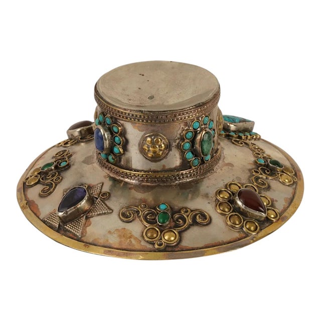 Antique Judaica Silvered Silver Ritual Water Dish Mayim Achronim Vessel For Sale In New York - Image 6 of 7