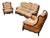 Italian Leather Sofa from Chateau d'Ax, Set of 4 For Sale