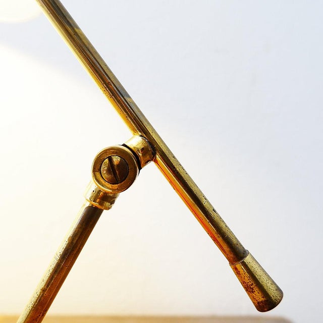 Large Mid-Century Modern Metal Table Lamp, Italy, 1950s For Sale - Image 14 of 16