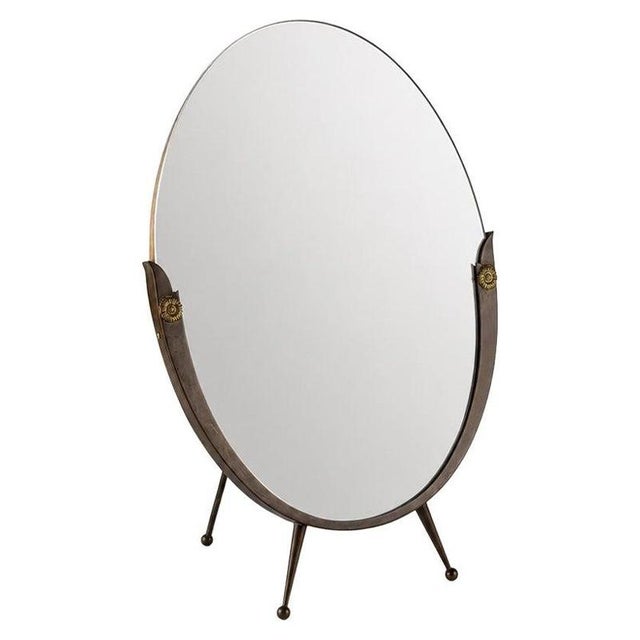 Vintage Sculptural Vanity Mirror by Gio Ponti, Italy, 1950s For Sale - Image 16 of 16