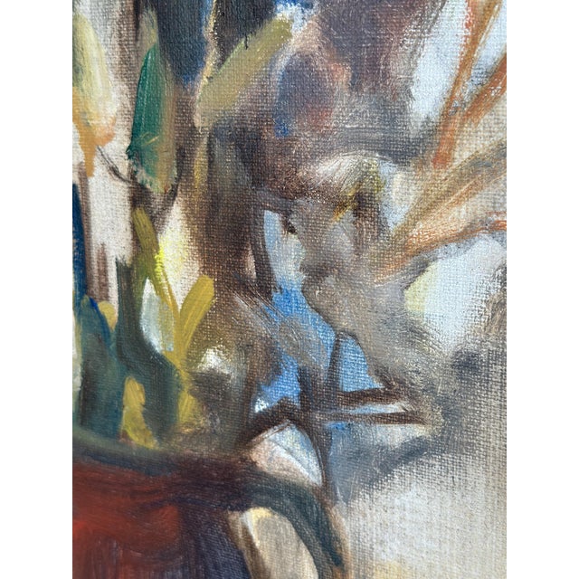 Pia H.K. Campbell, Flowers Study, 1982, Oil on Canvas, Framed For Sale - Image 11 of 17