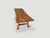 Contemporary Andrianna Shamaris Mid Century Couture Bench, Handcrafted Teak Wood For Sale - Image 3 of 4