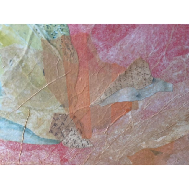 Black 1970s Anne Sharp Abstract Surrealist Mixed-Media Collage on Masonite, Framed For Sale - Image 8 of 12