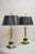Vintage French Empire Brass & Italian Black Marble Column Table Lamps - A Pair For Sale - Image 12 of 12