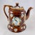 English Measham Bargeware Love at Home Teapot on Stand For Sale In Philadelphia - Image 6 of 12