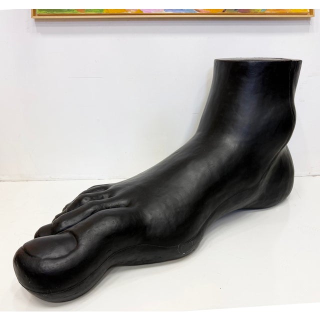 Black Gaetano Pesce B&b Italia Up7 iL Piede Foot Chair Sculpture, Monumental 2000 For Sale - Image 8 of 9