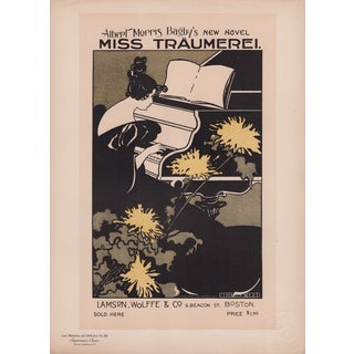 Ethel Reed, Miss Traumerei from Les Maîtres de L'Affiche, 1897, Original Lithograph For Sale