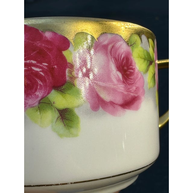 Antique Beyer & Bock Tausendschön 42-Piece Porcelain Service for 12, C. 1905–1931 For Sale - Image 9 of 10