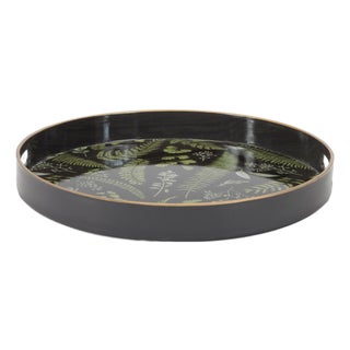 Botanical Fern Tray 13.5"D For Sale