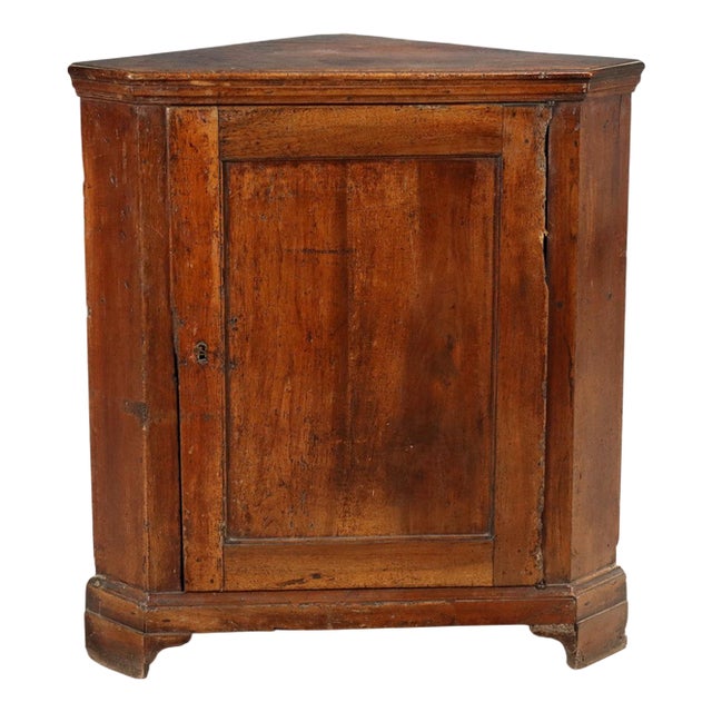 Italian Walnut Corner Unit For Sale